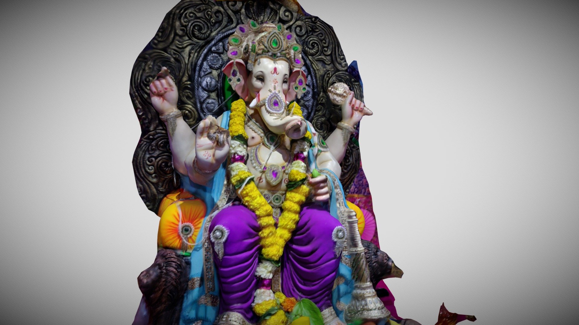 Ganpati 2024 - Download Free 3D model by azuranilesh [ea49b6c] - Sketchfab