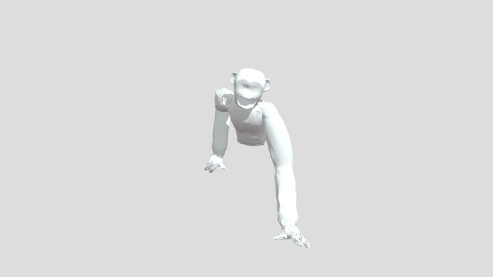 Lethal ape monster 3D Model