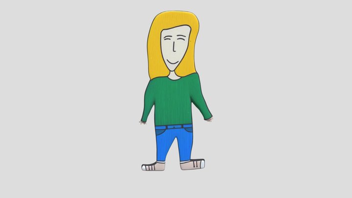 Álbum ilustrado personaje – Kostenloses 3D-Modell STL