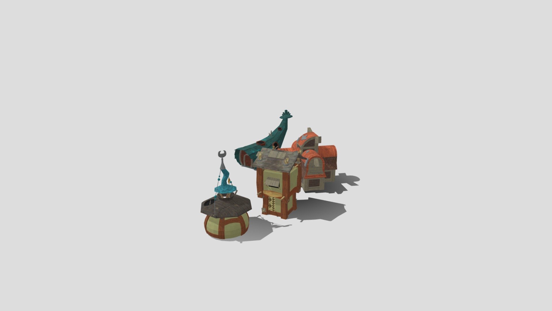 Compilation for our 3D Modeling class - Download Free 3D model by pedro ...