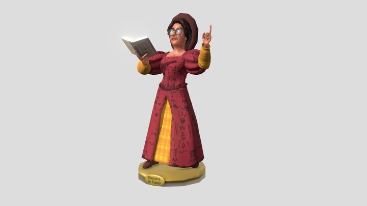 Faces of Constantinople - Eleonora de Espejo 3D Model