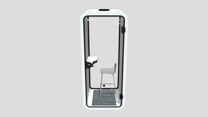 Office Phone Booth 3D Model