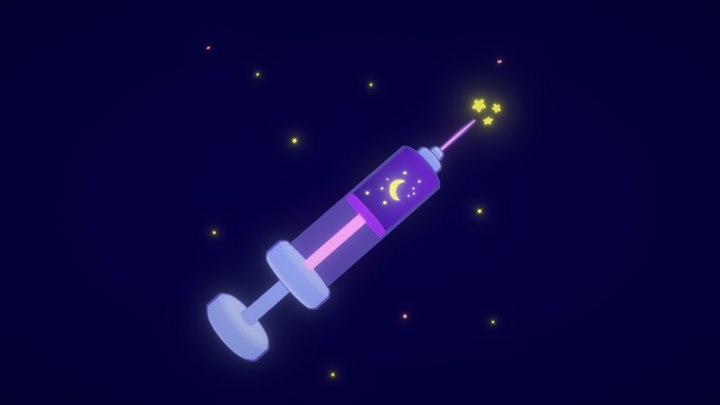 Bedtime Syringe 3D Model