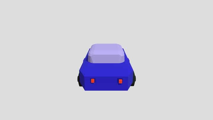 Low poly Car 3D Model