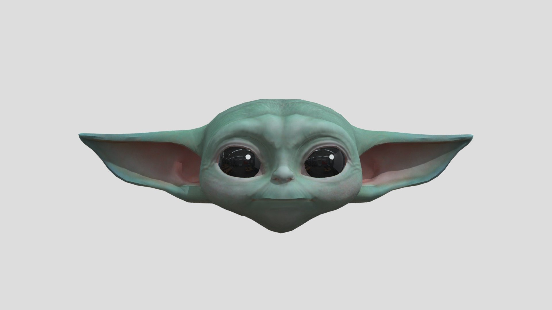Regresa Pertenecer a Mostrarte Baby Yoda Head (Grogu) - 3D model by Marco Mesoraca (@Marcomez18) [ea4e952]