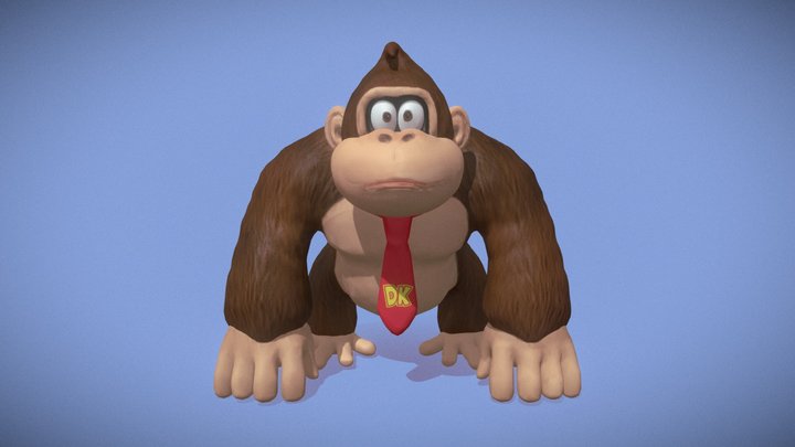 Donkey Kong Bananza 3D Model