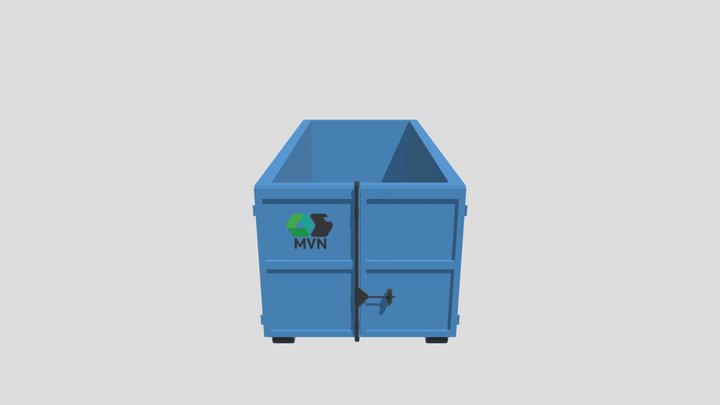 Контейнер 27м3 3D Model