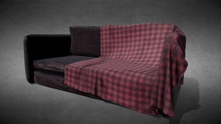 Vintage Sofa (18.5MB) 3D Model
