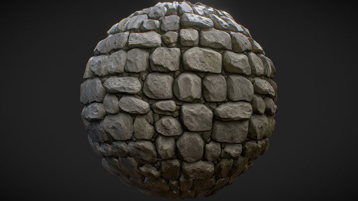 Seamless Rustic Stone Wall & Floor Texture 013