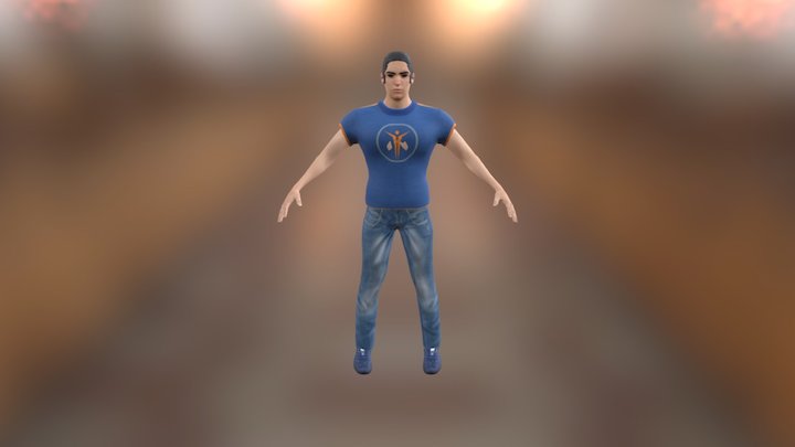 Male Character 3D Model