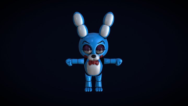 Toy Bonnie Chibi 3D Model