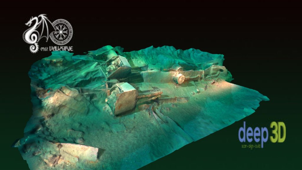 Underwater: Wreck of SMS Karlsruhe Bows