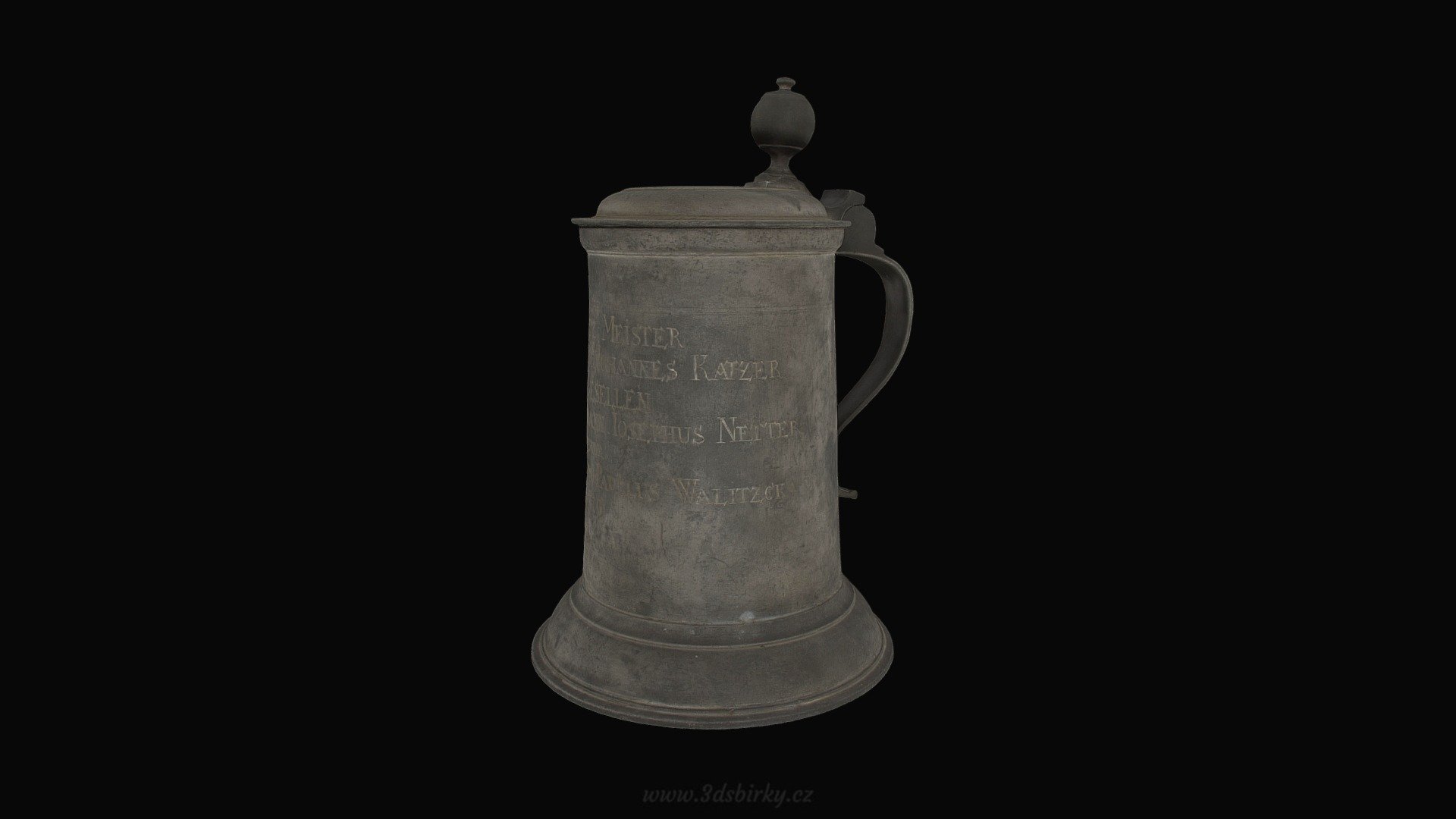 Cechovní pohár tkalců (Weavers' Guild Cup) — Sketchfab embed 3D viewer