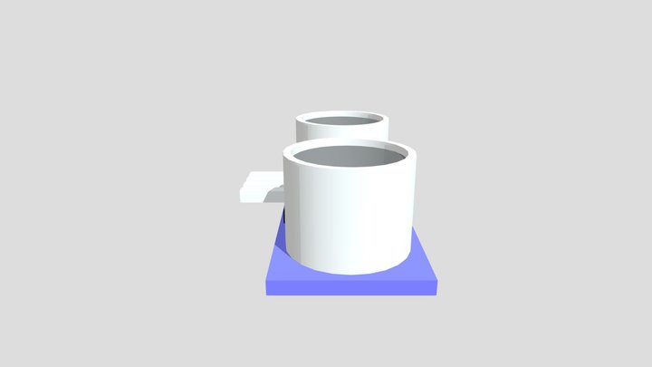 Ultrasonic HCSR04 3D Model