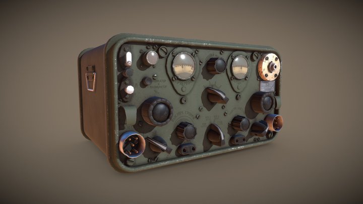 RBM-1 radio 3D Model