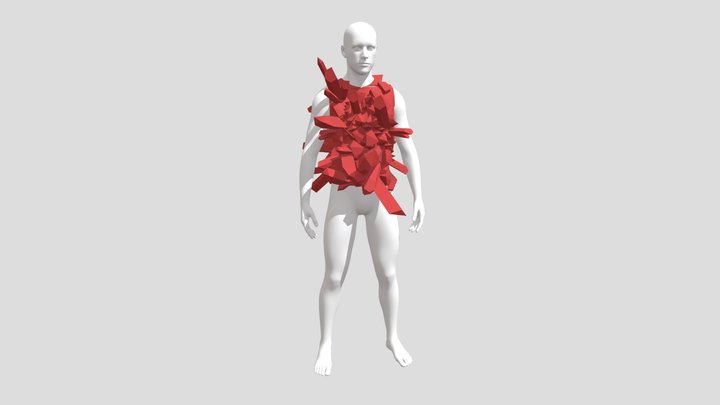 Rojos cuarzos 3D Model