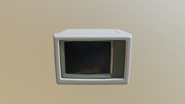 Old IBM monitor 3D Model