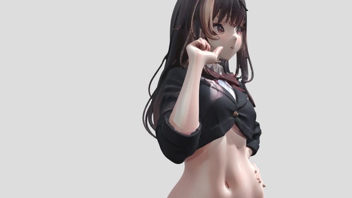 セーラー服 3D Model
