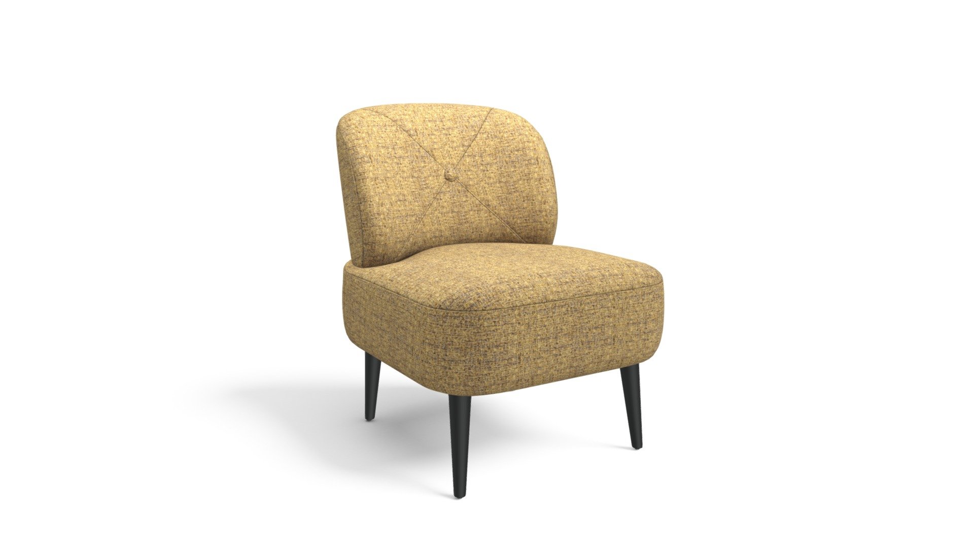Jasper Accent Chair, Saffron Boucle Download Free 3D model by MADE