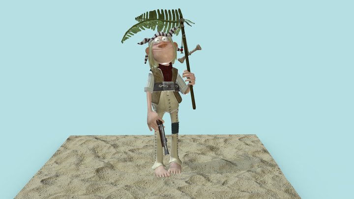 Albine Pirate 3D Model