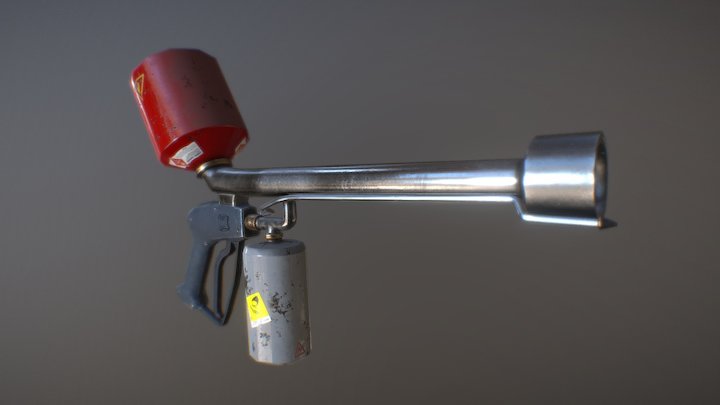 Flamethrower 3D Model
