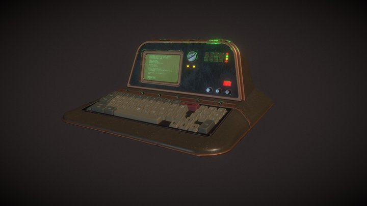 Retro Model 3D Model