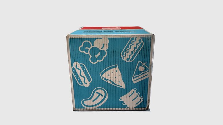 Lou Malnati’s Box 3D Model