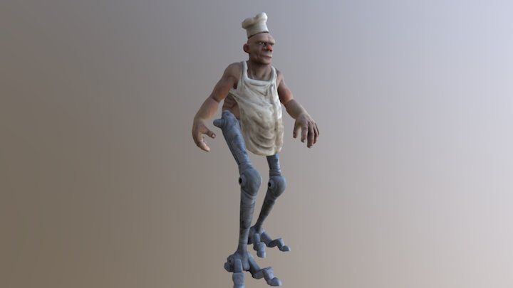 Space Chef 3D Model