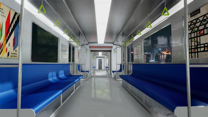 subway metro 3D Model
