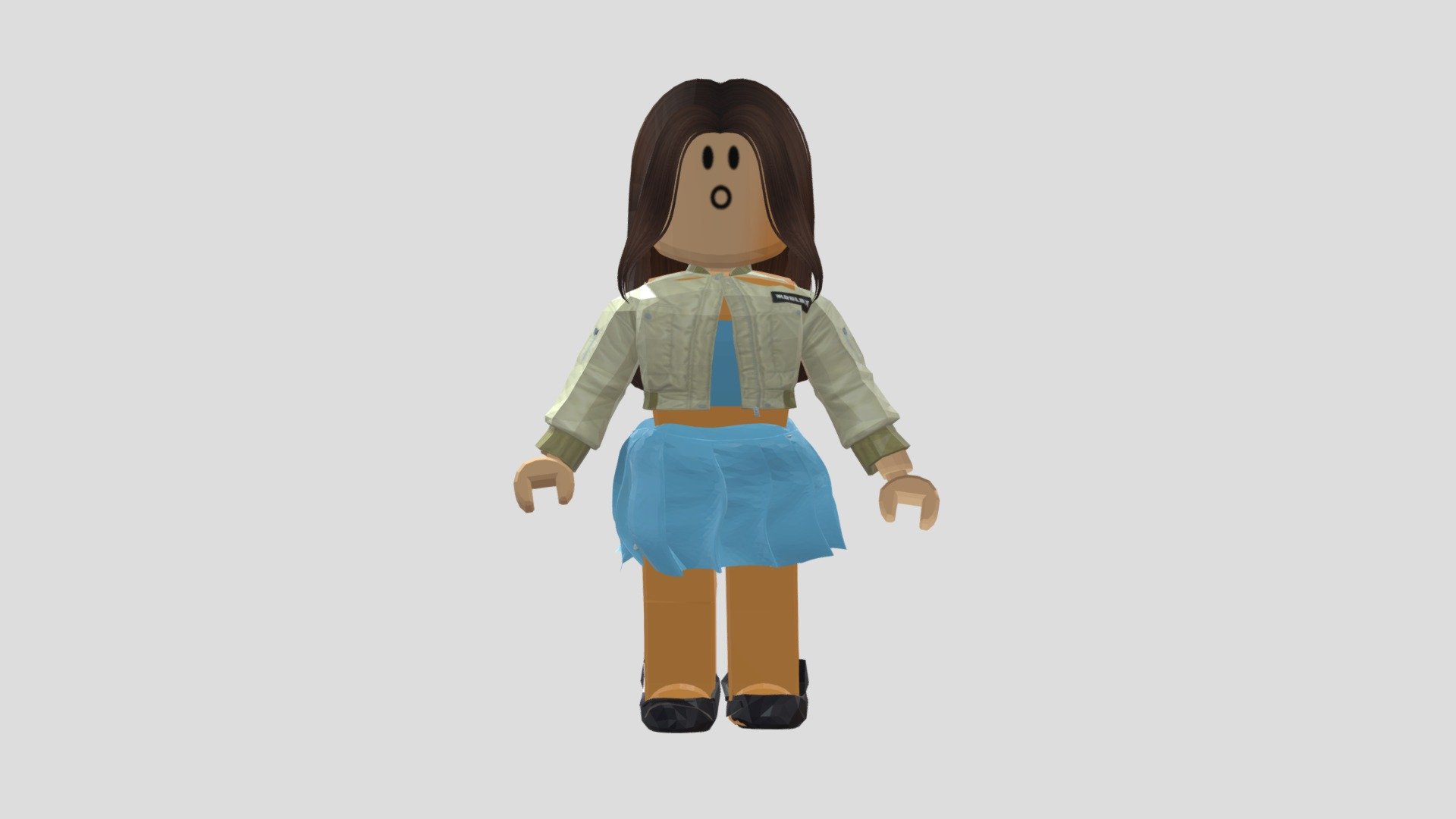 roblox r6 girl with layered clothes - Download Free 3D model by S&N ...