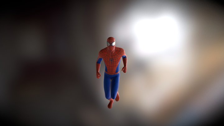 Spider-man animation backflip 3D Model