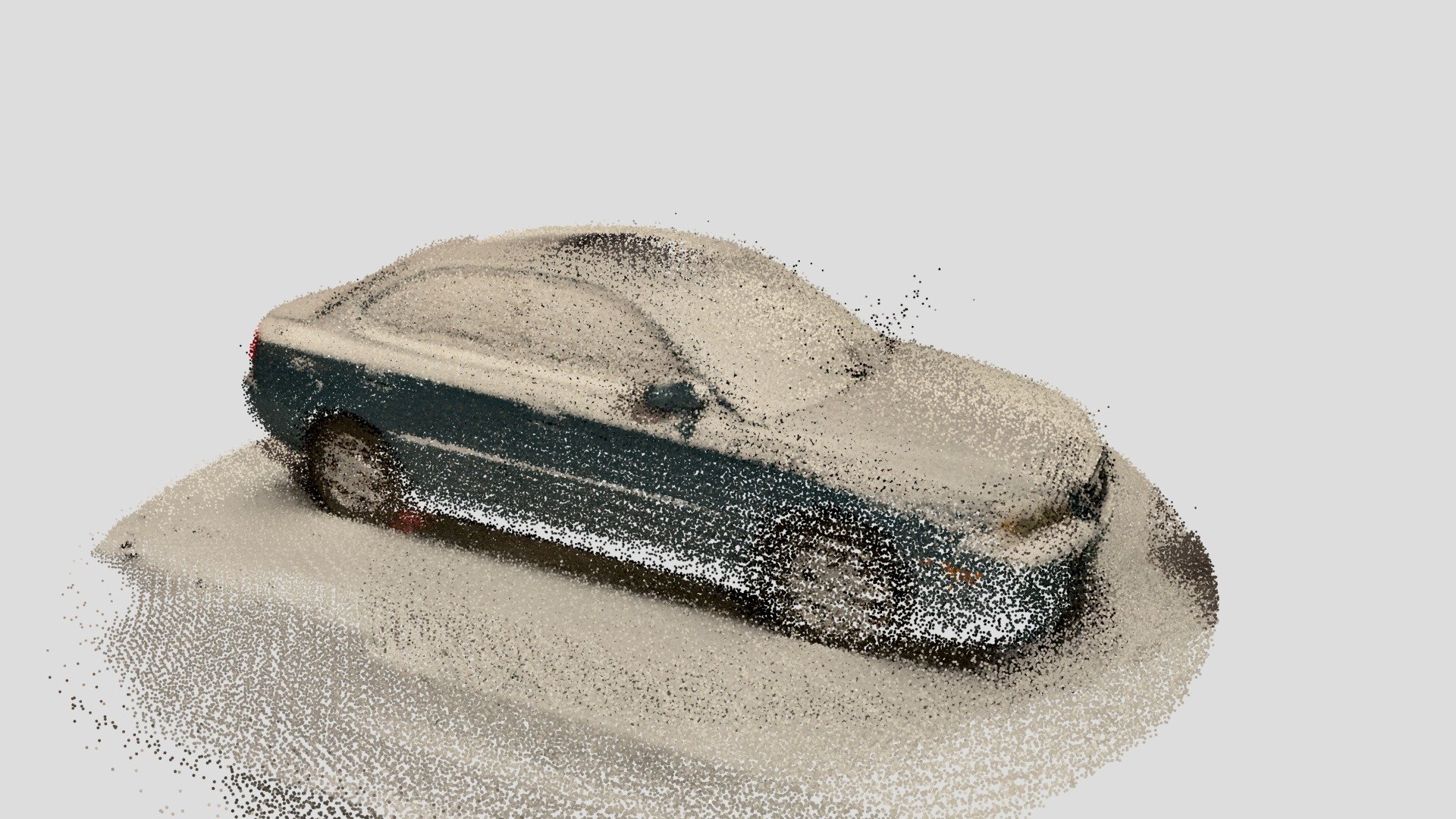 Day 33: snowed in car timeframe animation