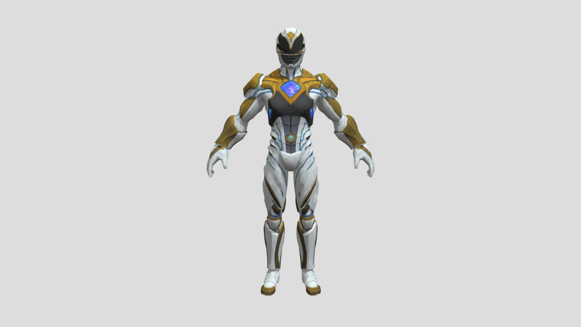 White Ranger 2017 Movie - Power Rangers - Download Free 3D model by ...