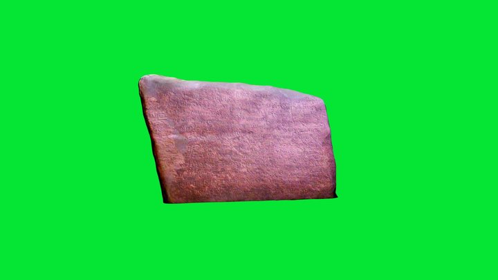 Prasasti Talang Tuo 3D Model