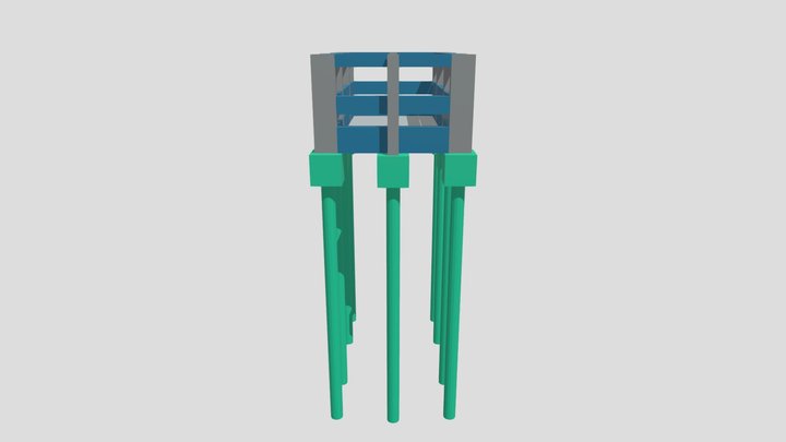 Piscina 3D 3D Model