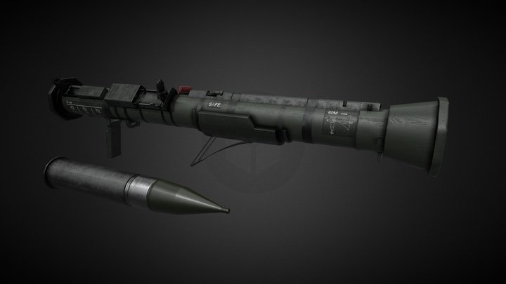 M136 AT4 3D Model