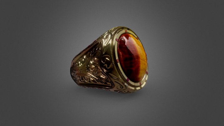 An Old Ring 3D Model