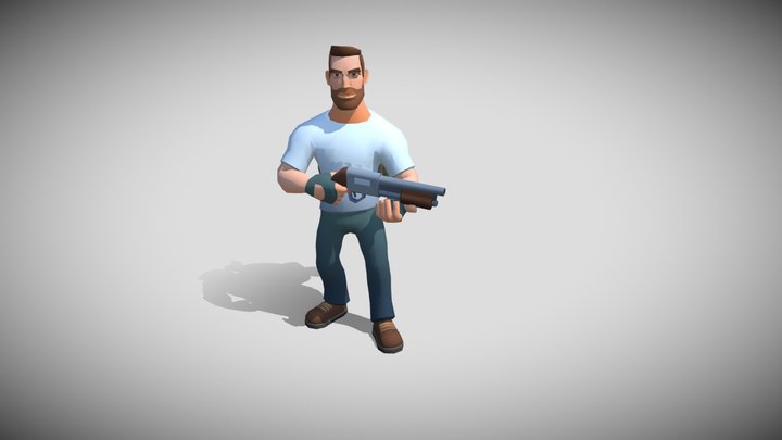 Survival Guy 3D Model