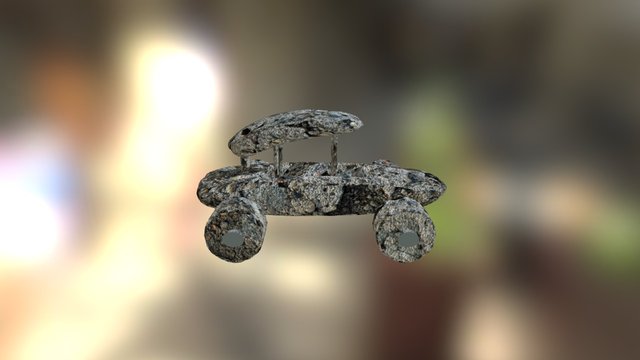Prehistoric Car 3D Model