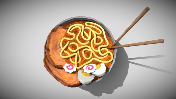Ramen Bowl - Practice 3D Model