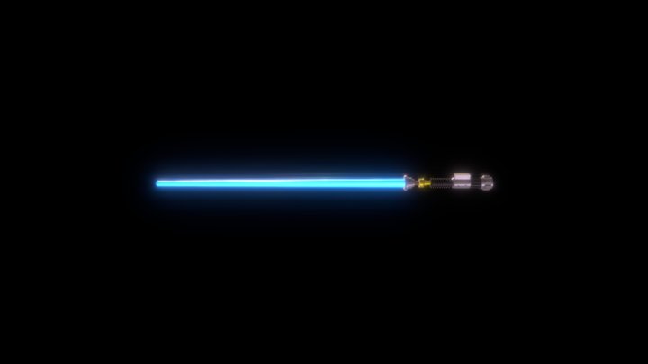 Sabre de Luz de Obi Wan Kenobi 3D Model