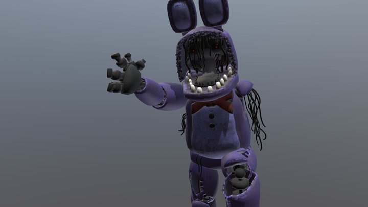 Withered-bonnie-help-wanted - Download Free 3D model by CAM837 (@cwashin17)  [21c1118]