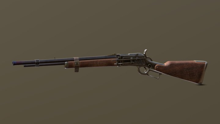 1920s Rifle 3D Model