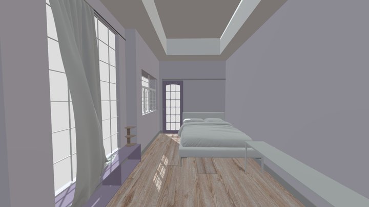 Small Bedroom 3D Model