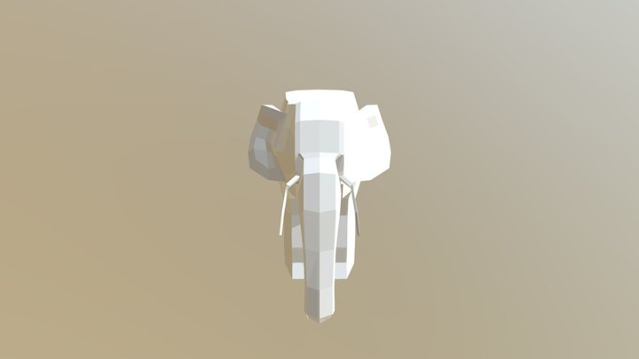 Elephant (Without Rig) 3D Model