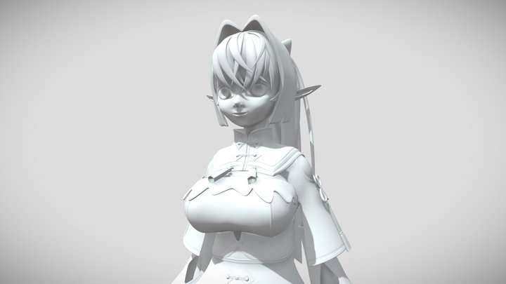 Shiranui Flare - Hololive 3D Model