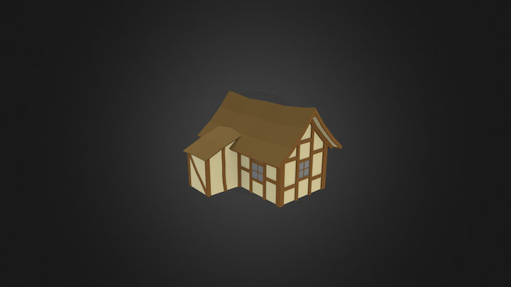 Medieval cottage 2 3D Model