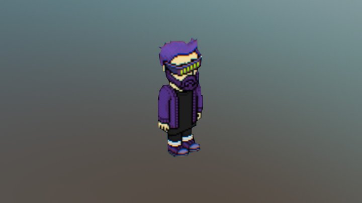Habbo Hotel man 3D Model