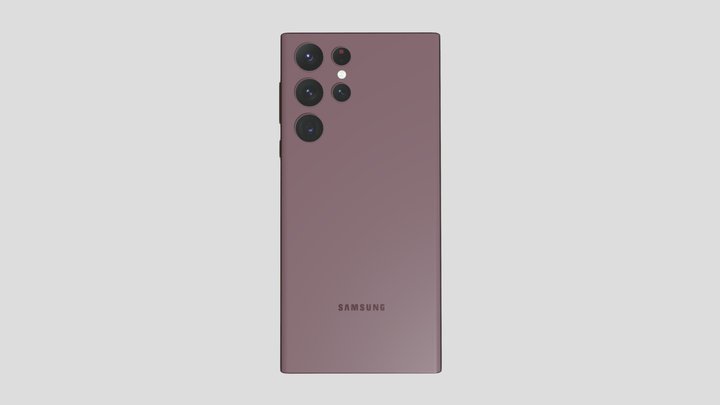 Samsung S22 Ultra 3D Model