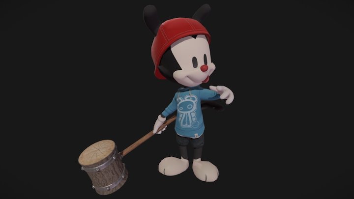 Wakko Warner 3D Model